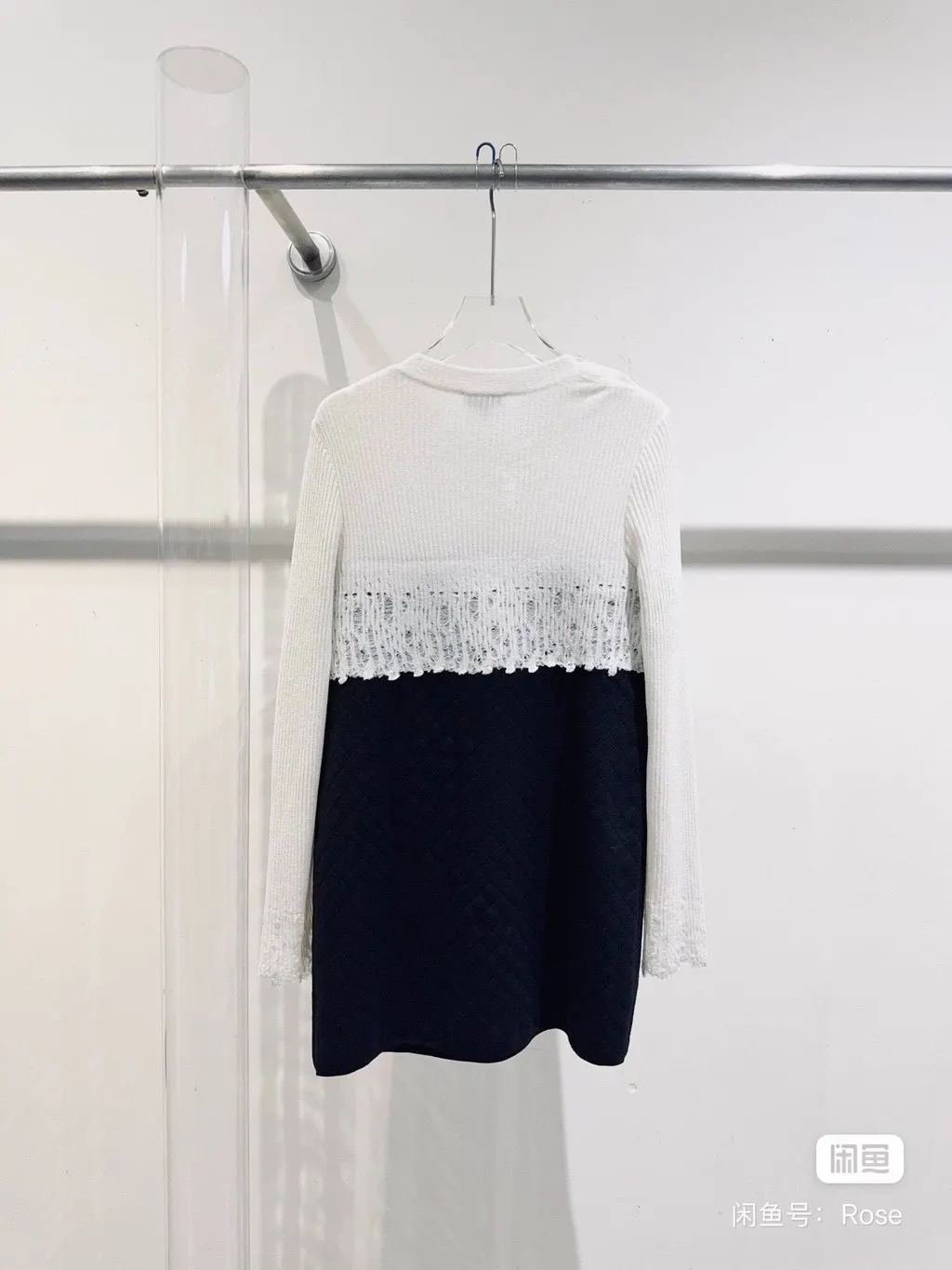 Chanel Wool Dress MultiColor Wool Never worn - Model View