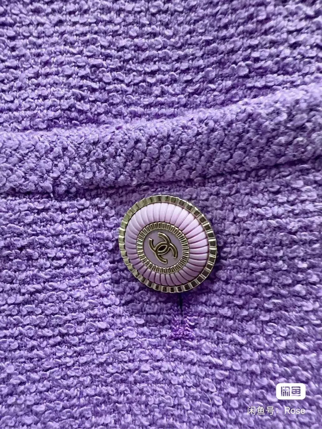 Chanel Purple Tweed Jacket Purple Tweed Never worn, with tag - Box View