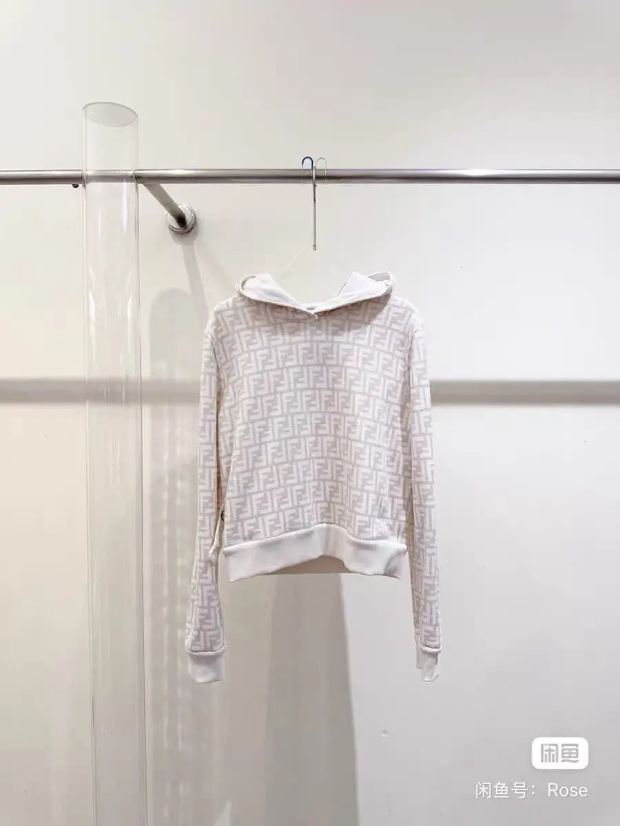 Fendi White Cotton Knitwear White Cotton Never worn - Box View
