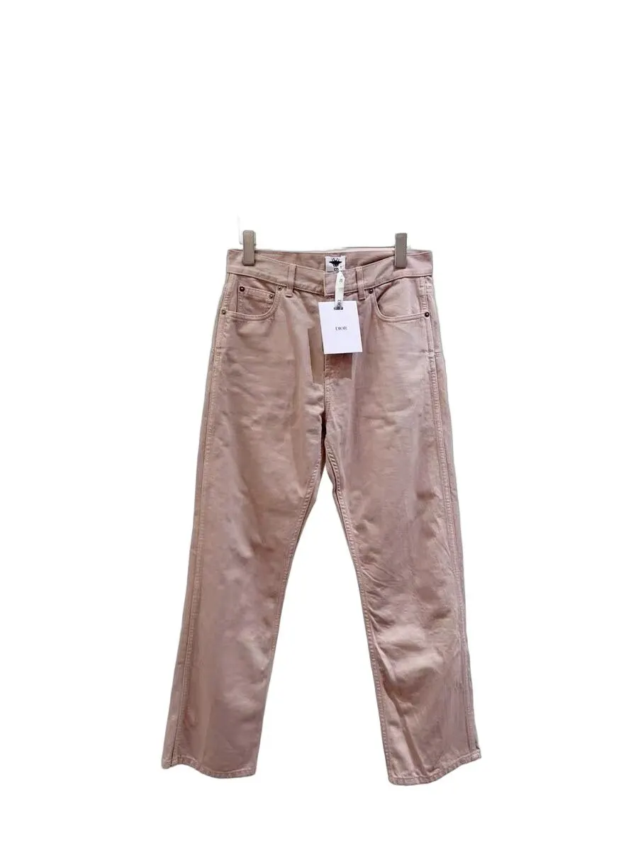 Dior Pink Denim Jeans Pink Denim Never worn - Front View