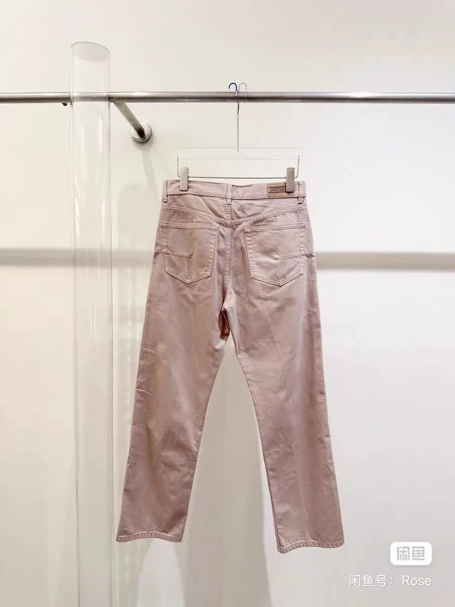 Dior Pink Denim Jeans Pink Denim Never worn - Inside View