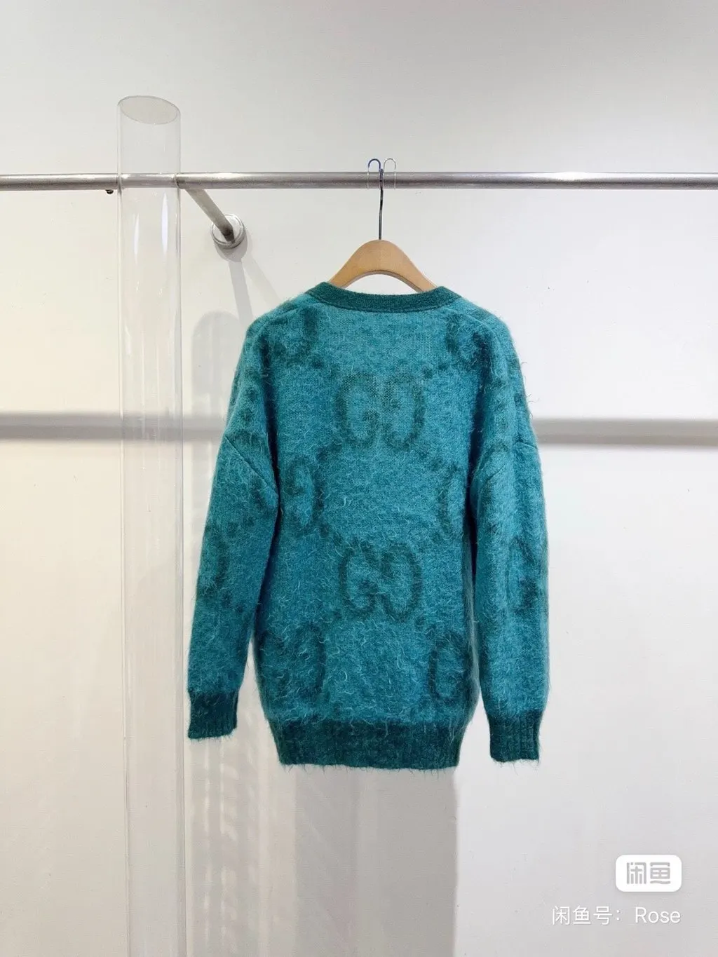 Gucci Green Wool Knitwear Green Wool Never worn - Inside View