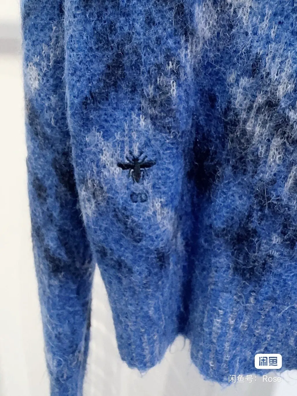 Dior Blue Wool Knitwear Blue Wool Never worn - Inside View