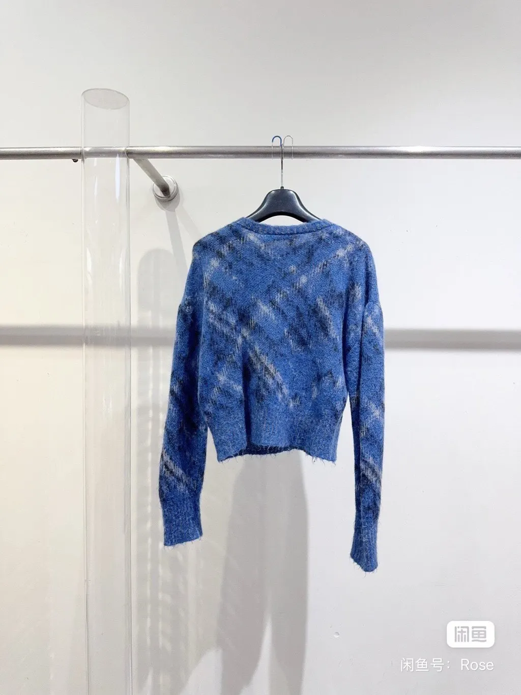 Dior Blue Wool Knitwear Blue Wool Never worn - Model View