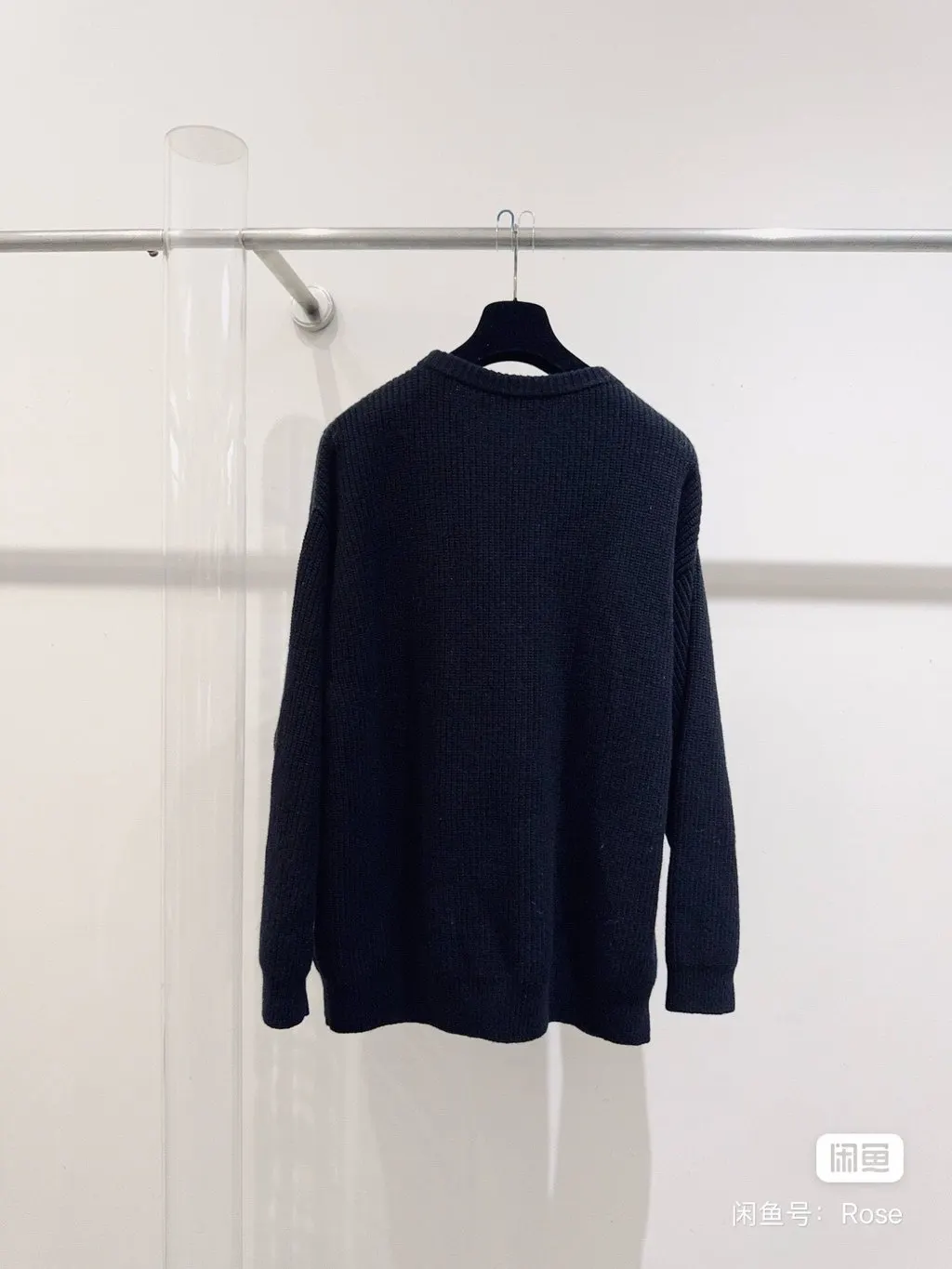 Celine Black Wool Knitwear Black Wool Never worn - Inside View