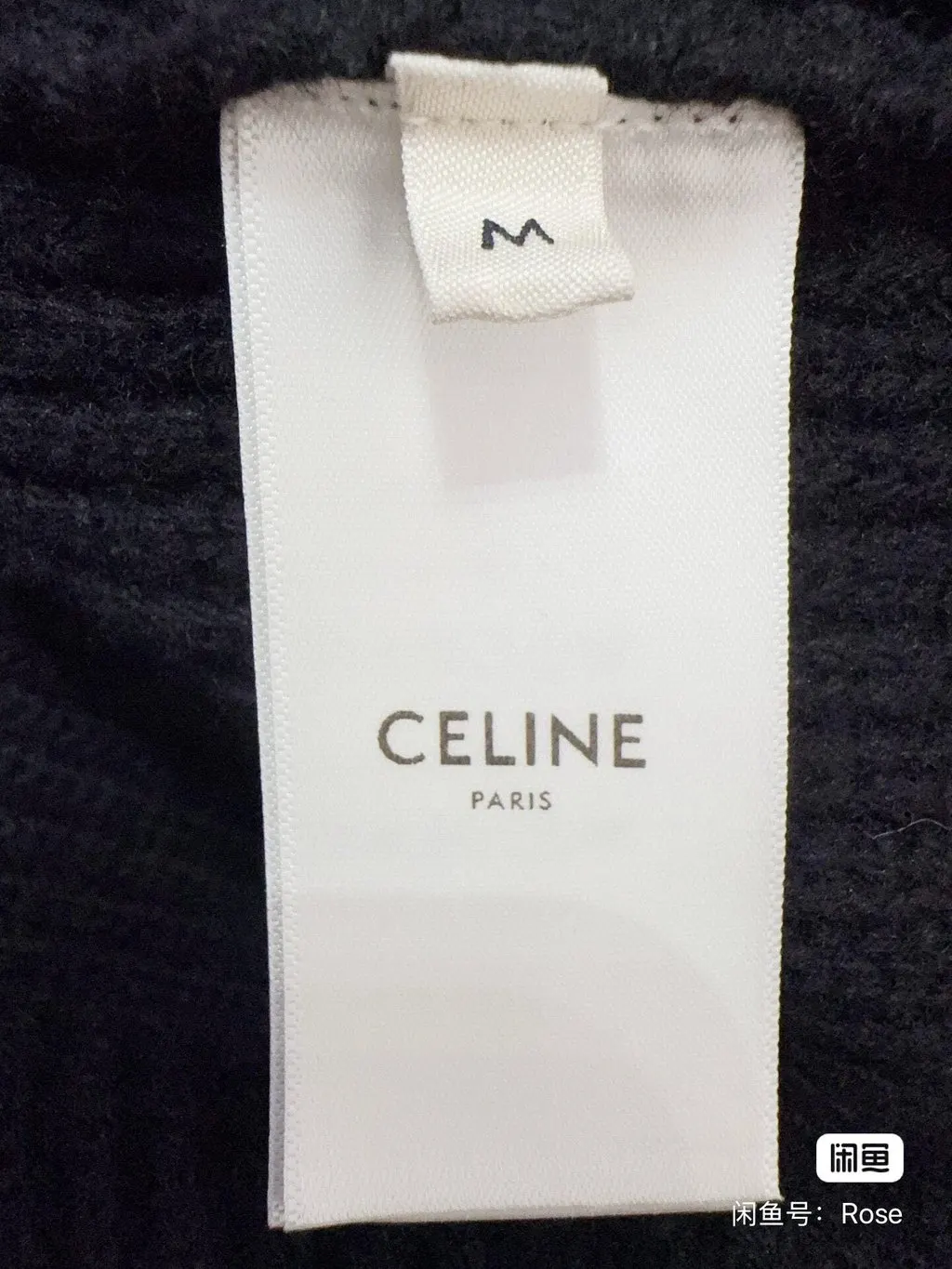 Celine Black Wool Knitwear Black Wool Never worn - Model View