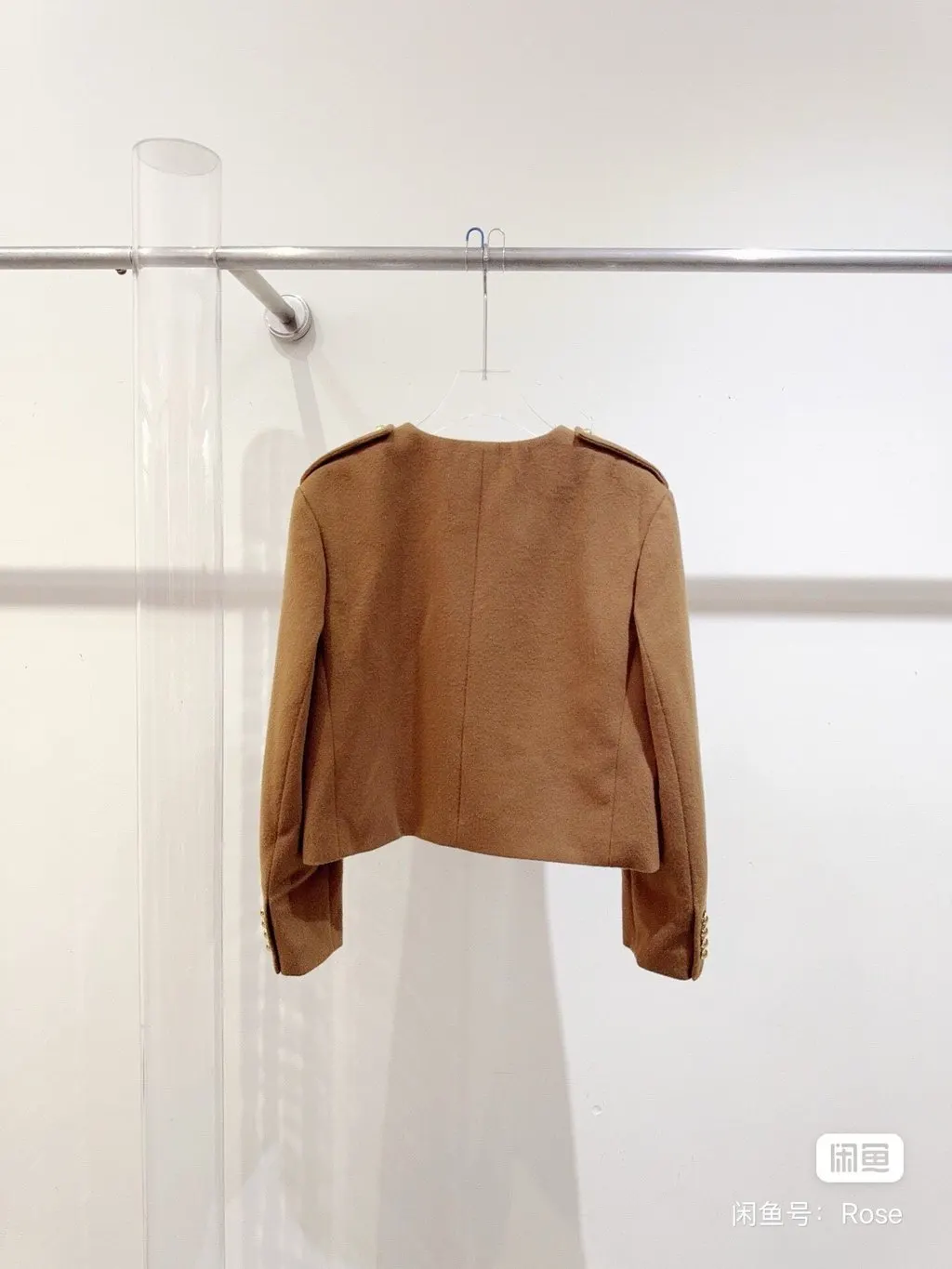 Celine Camel Wool Jacket Camel Wool Never worn - Back View