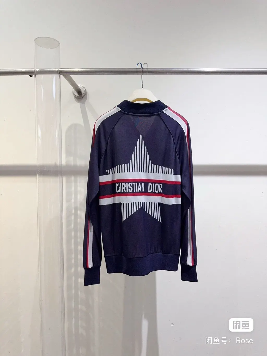 Dior Navy Wool Jacket Navy Wool Never worn - Inside View