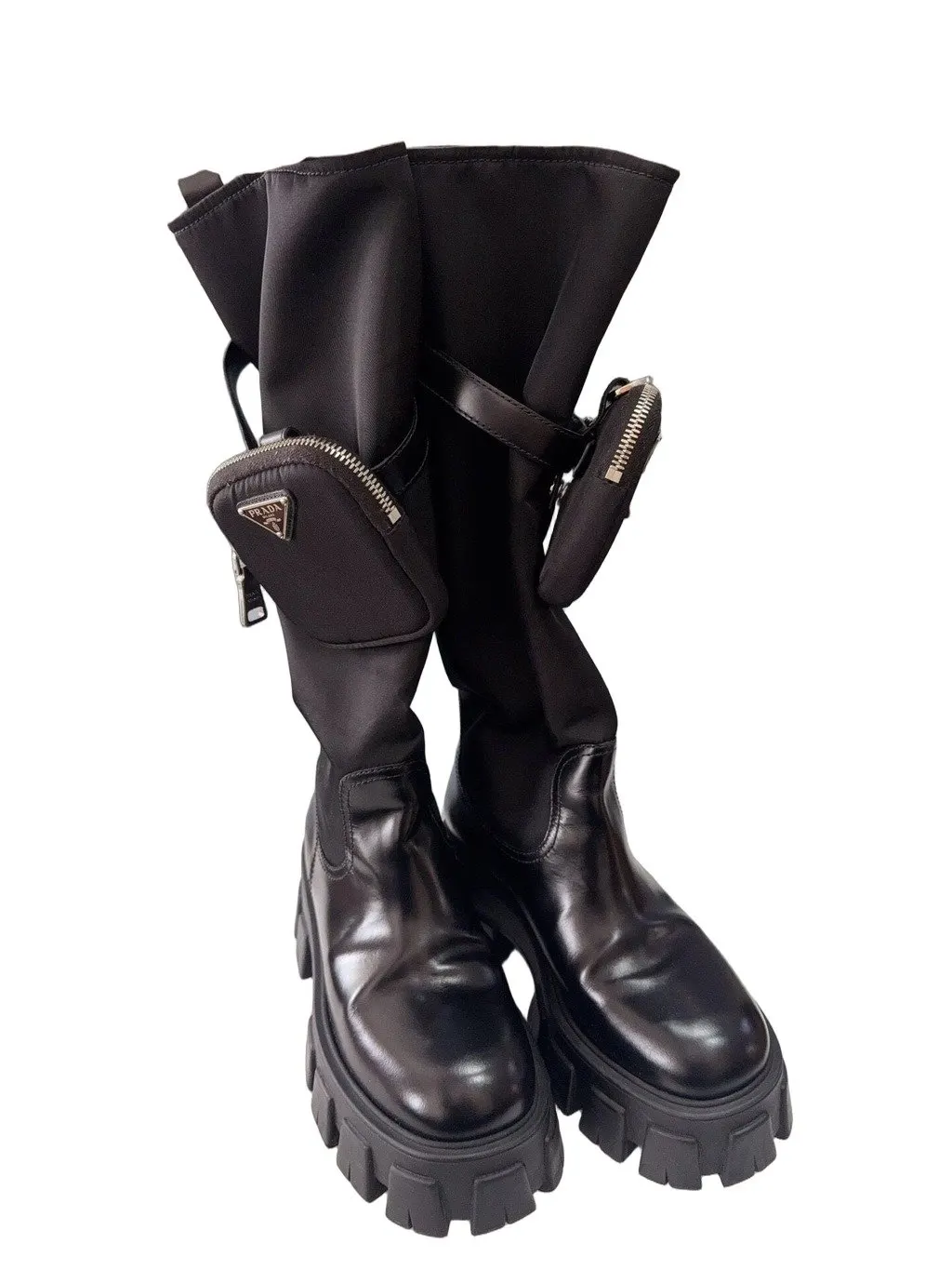 Prada Black Leather Boots