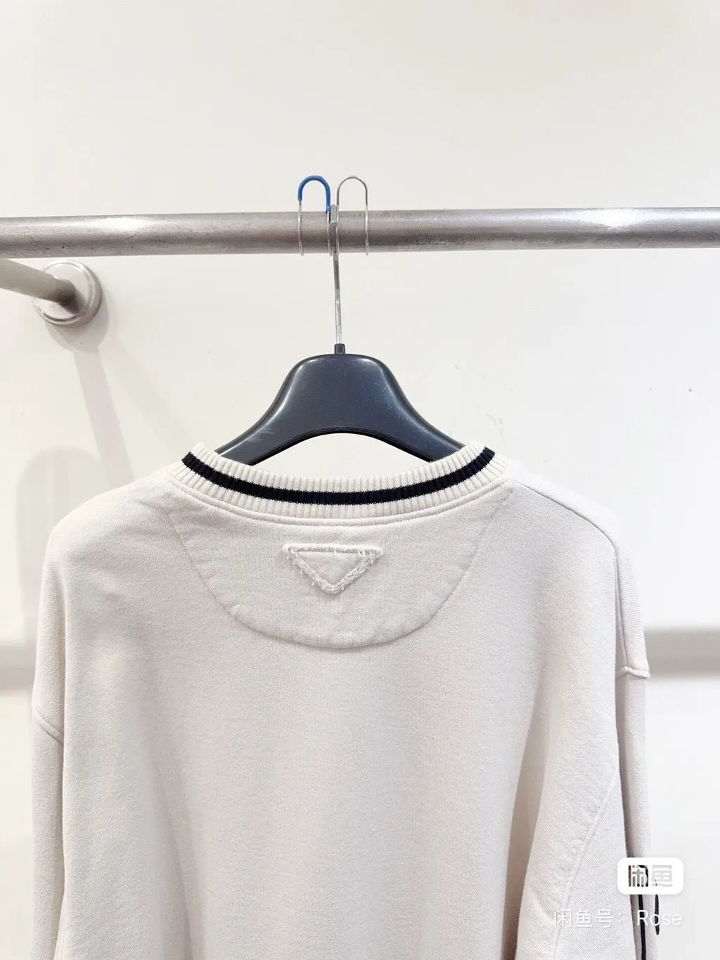 Prada White Cotton Knitwear White Cotton Never worn - Back View
