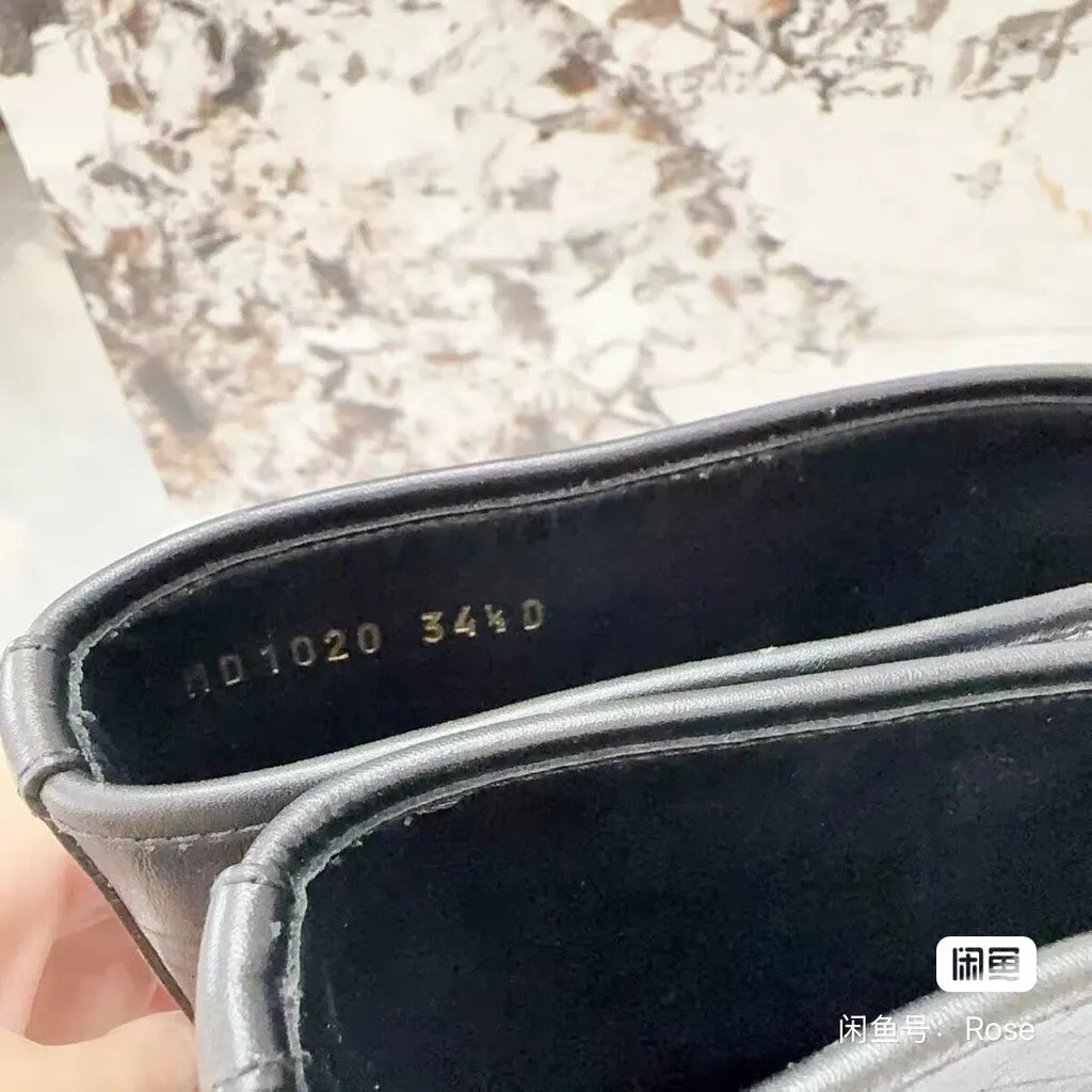 Dior Black Leather Boots Black Leather Very good - Box View