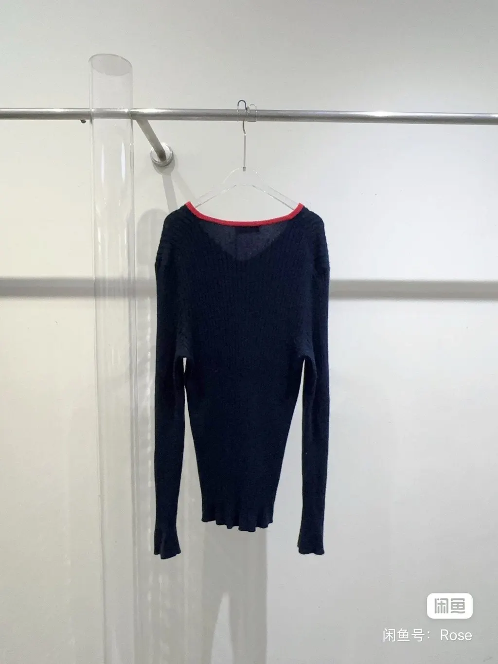 Miu Miu Blue Wool Knitwear Blue Wool Very good - Model View