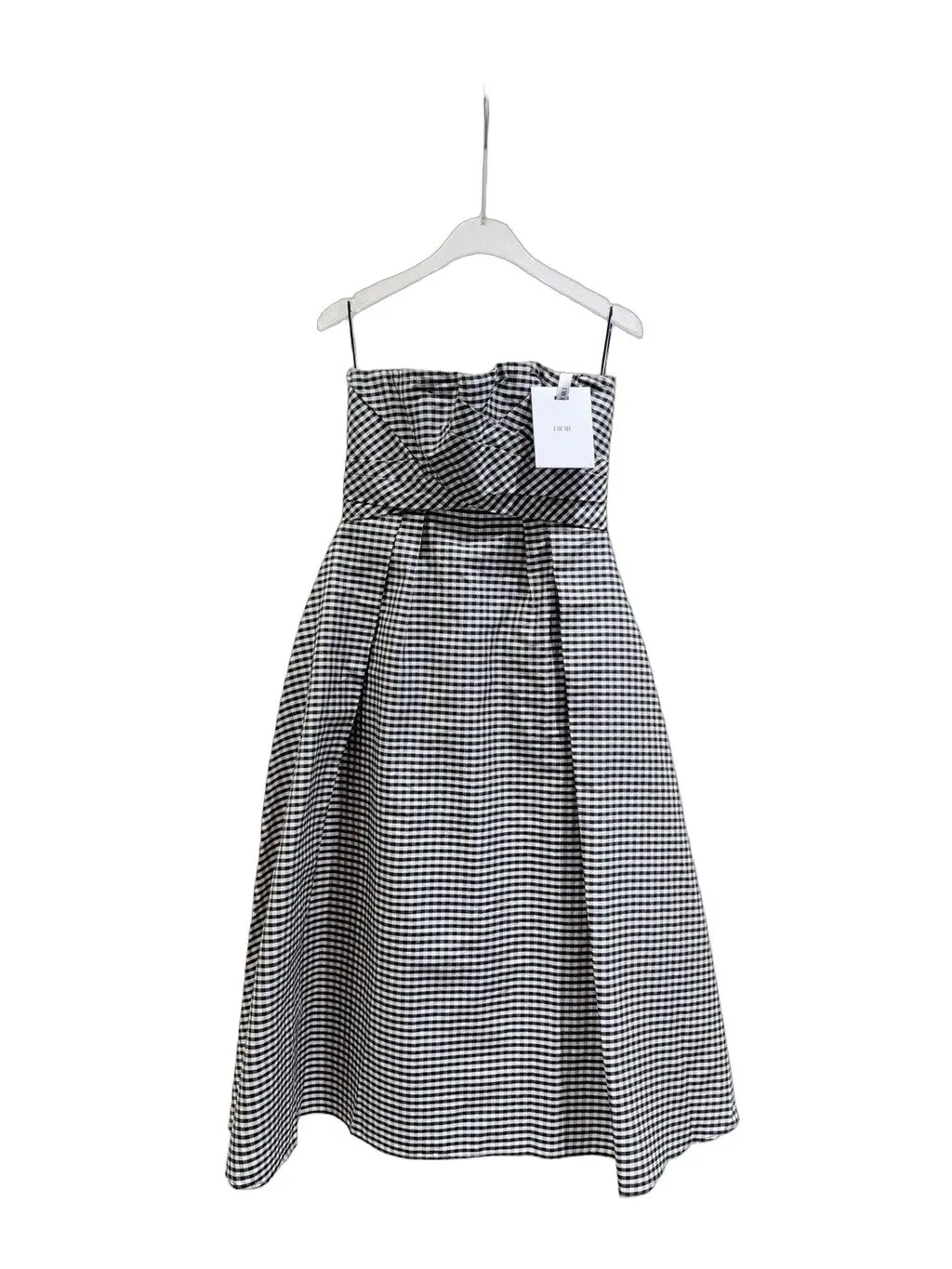 Dior Black Silk Dress Black Silk Very good - Front View