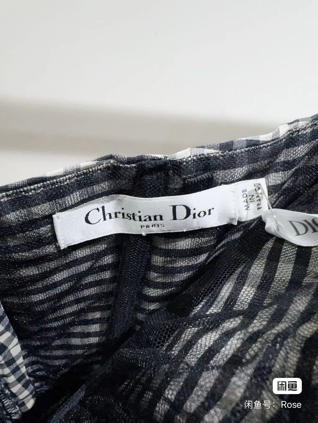 Dior Black Silk Dress Black Silk Very good - Inside View