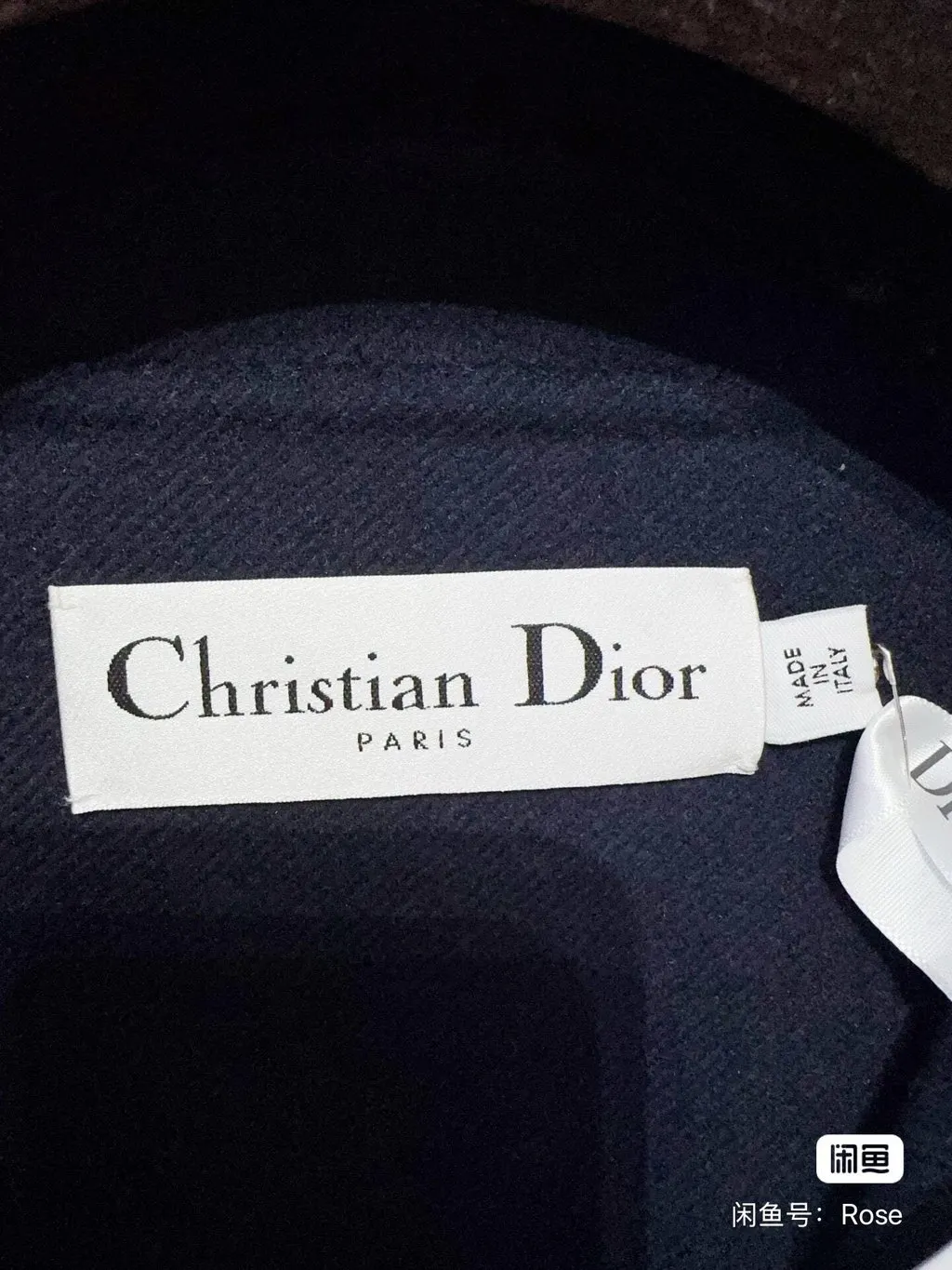 Dior Navy Wool Jacket Navy Wool Never worn, with tag - Box View