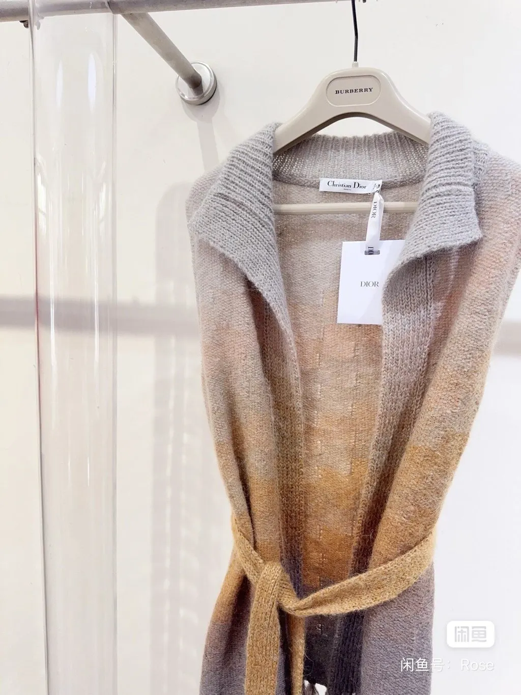 Dior Wool Knitwear MultiColor Wool Never worn - Back View