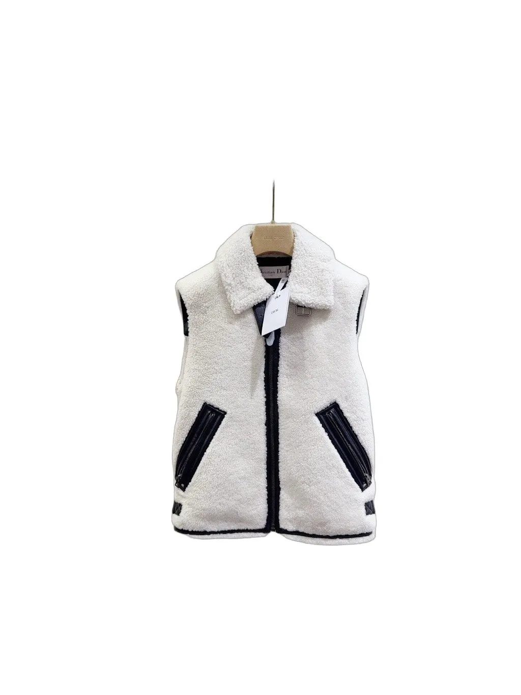 Dior Shearling Jacket MultiColor Shearling Never worn, with tag - Front View