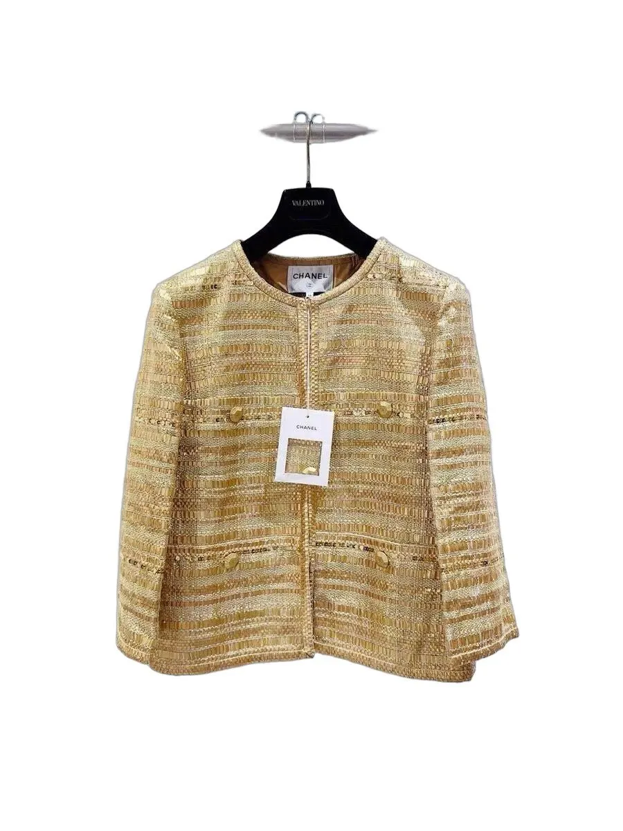 Chanel Tweed Jacket MultiColor Tweed Never worn, with tag - Front View