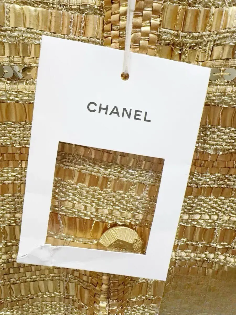 Chanel Tweed Jacket MultiColor Tweed Never worn, with tag - Back View