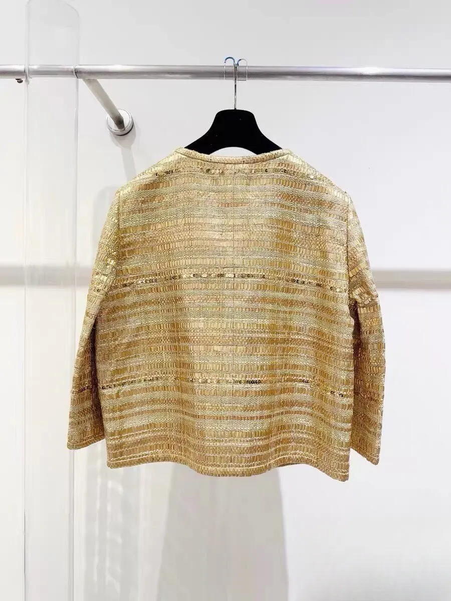 Chanel Tweed Jacket MultiColor Tweed Never worn, with tag - Box View