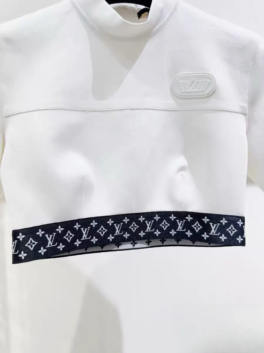 Louis Vuitton White Cotton Top White Cotton Very good - Inside View