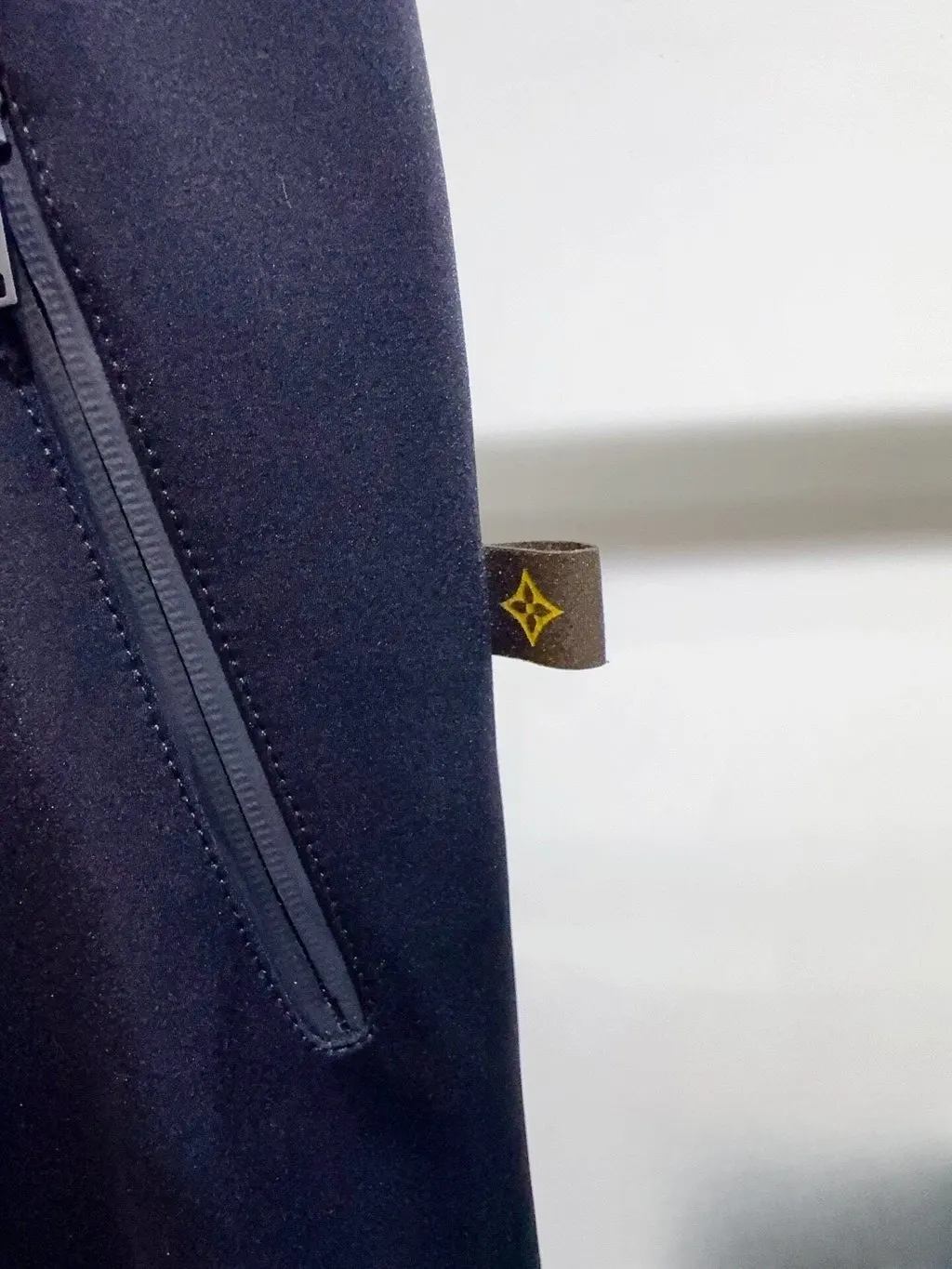 Louis Vuitton Black Cotton Trousers Black Cotton Never worn, with tag - Back View