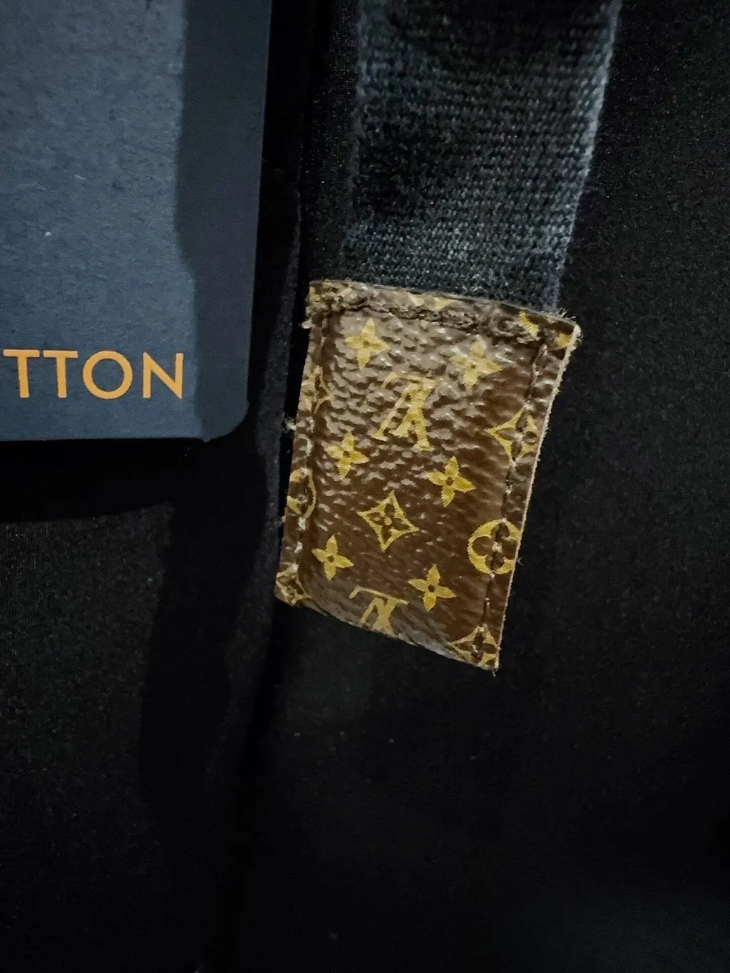 Louis Vuitton Black Cotton Trousers Black Cotton Never worn, with tag - Inside View