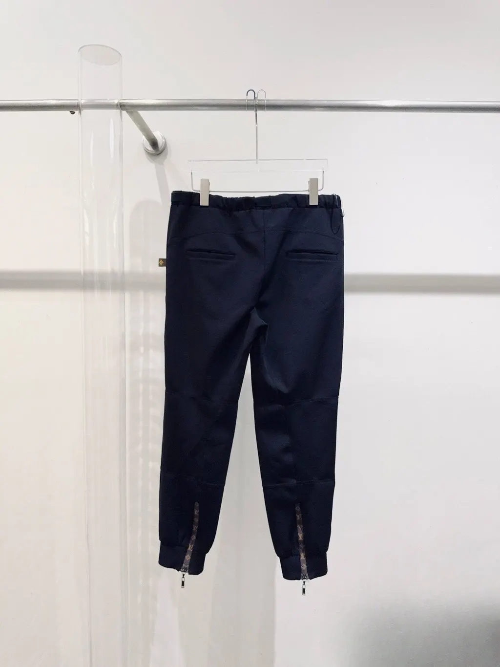 Louis Vuitton Black Cotton Trousers Black Cotton Never worn, with tag - Box View