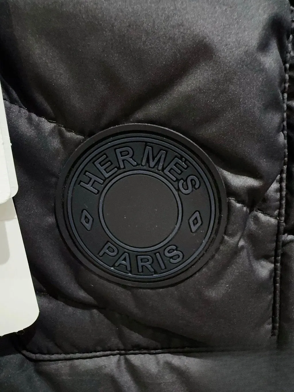 Hermès Black Polyester Jacket Black Polyester Never worn, with tag - Back View