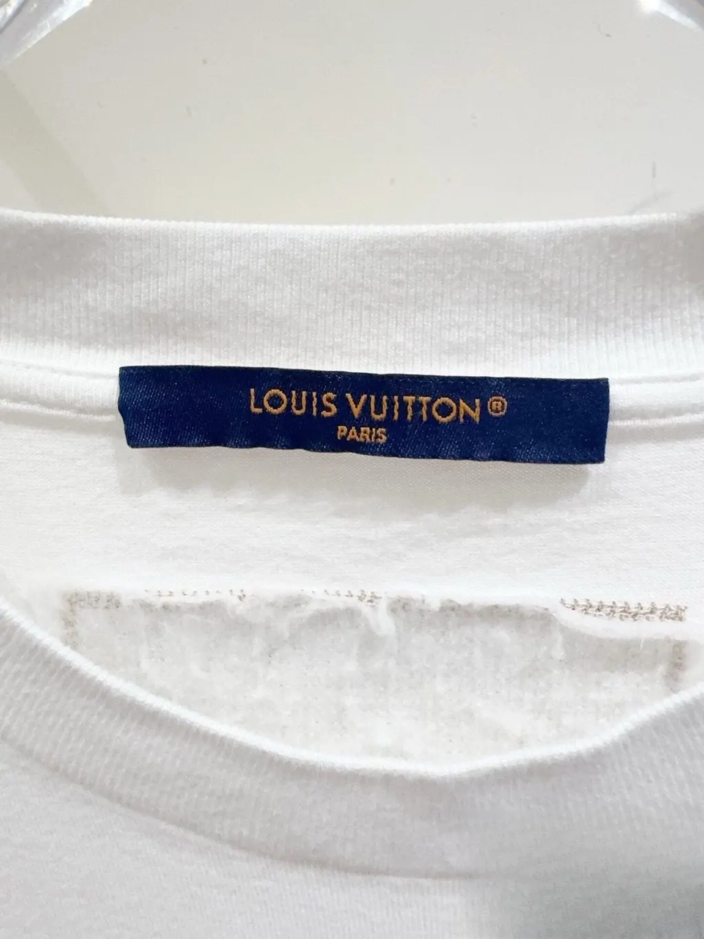 Louis Vuitton White Cotton Top White Cotton Very good - Inside View