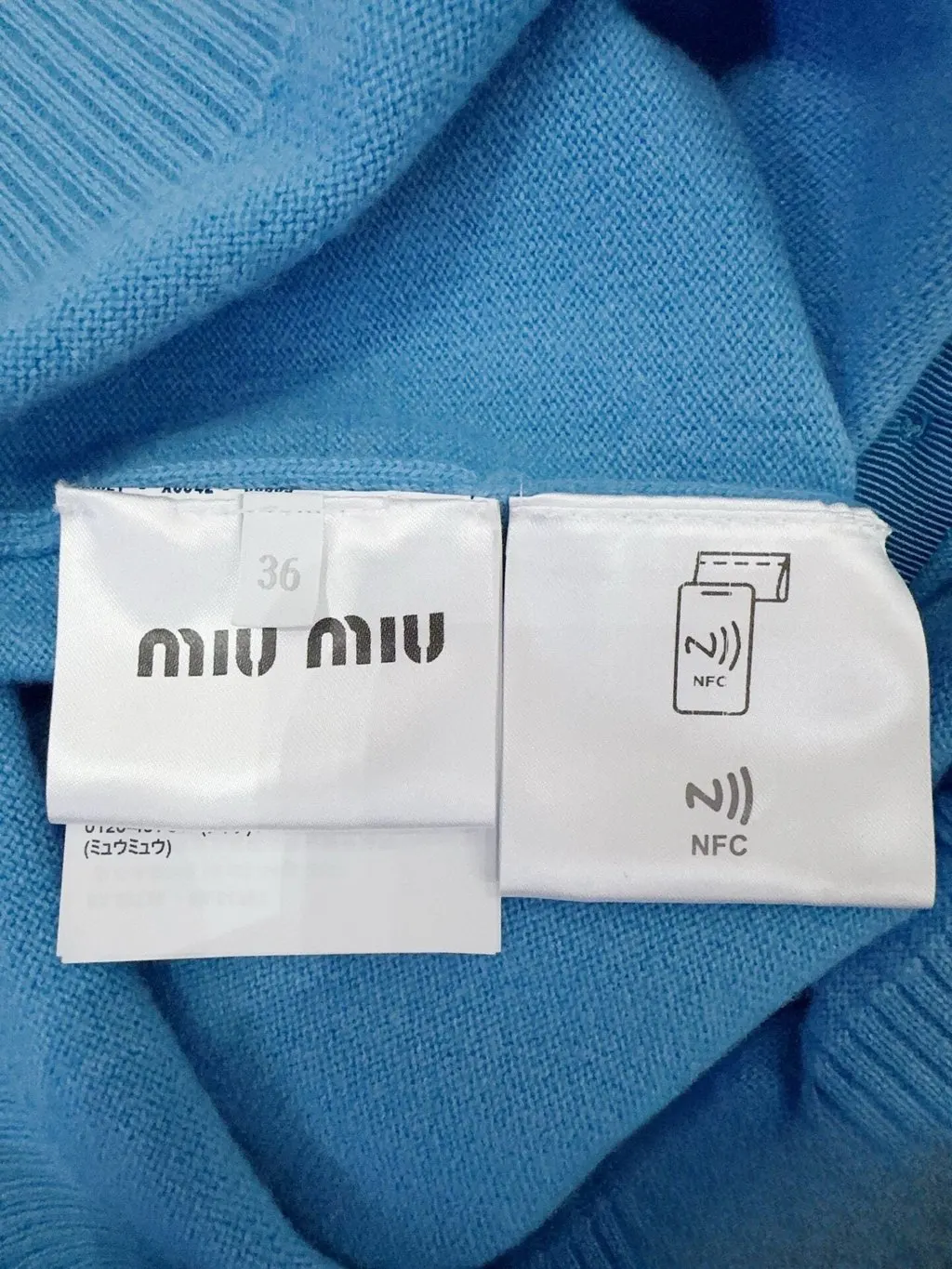 Miu Miu Cashmere Knitwear MultiColor Cashmere Never worn, with tag - Back View