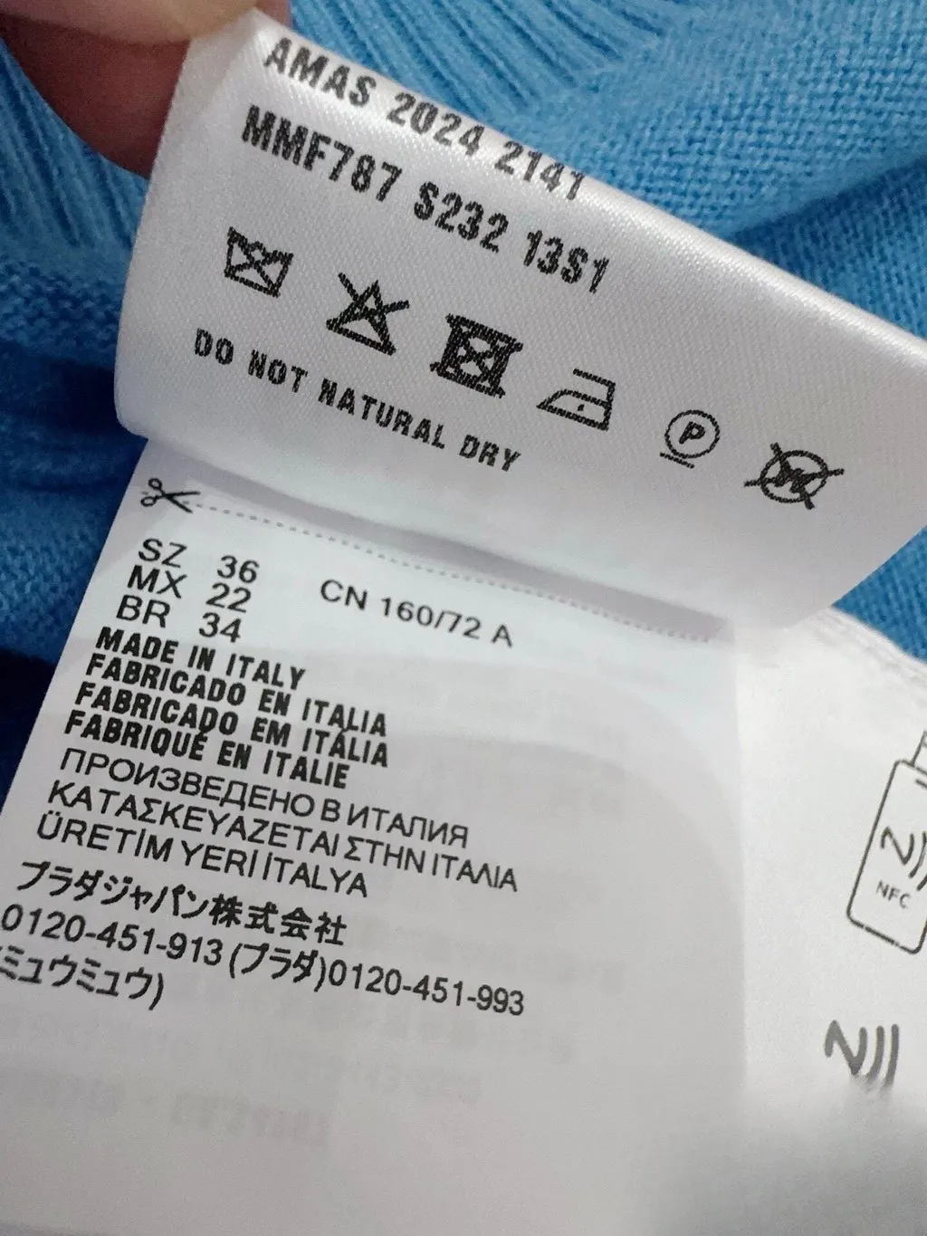 Miu Miu Cashmere Knitwear MultiColor Cashmere Never worn, with tag - Box View