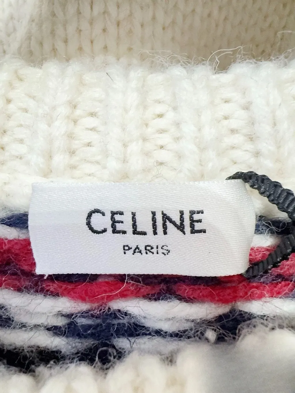Celine Wool Knitwear MultiColor Wool Very good - Inside View