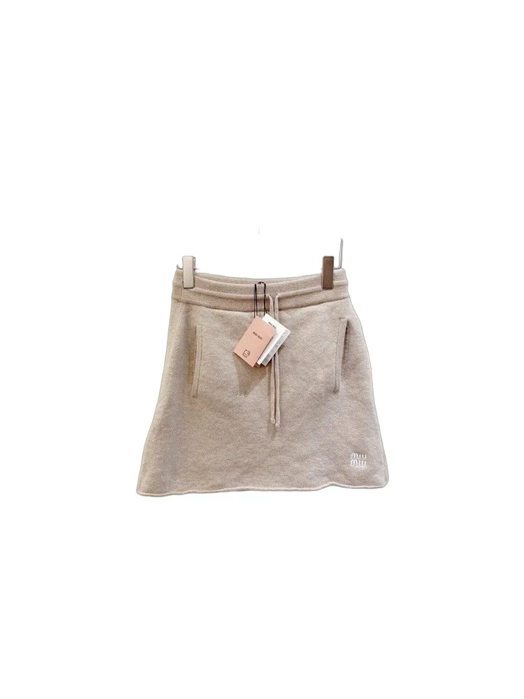 Miu Miu Cashmere Skirt MultiColor Cashmere Never worn, with tag - Front View