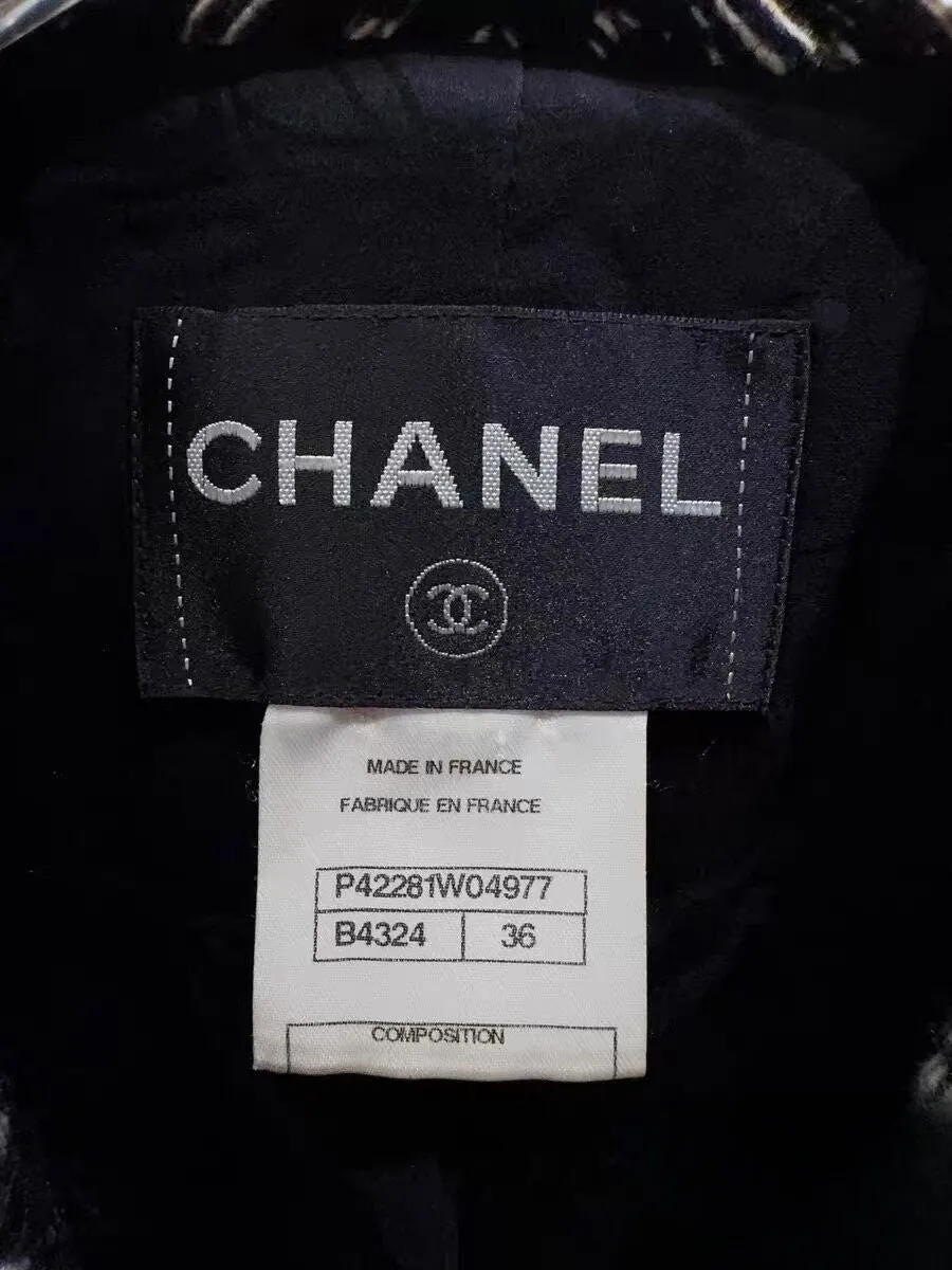 Chanel Tweed Jacket MultiColor Tweed Very good - Back View