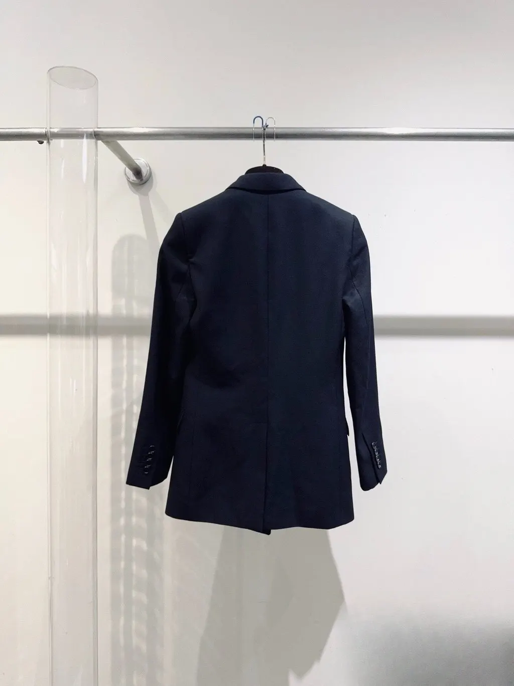Celine Black Wool Jacket Black Wool Very good - Back View