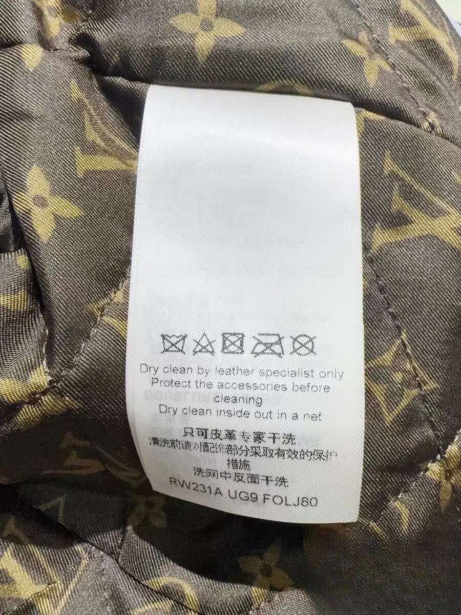 Louis Vuitton Leather Jacket MultiColor Leather Never worn - Box View