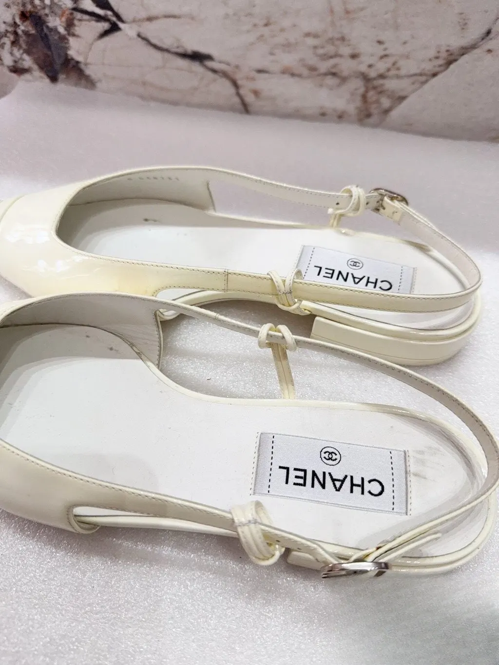 Chanel Leather Flat Shoes MultiColor Leather Very good - Inside View