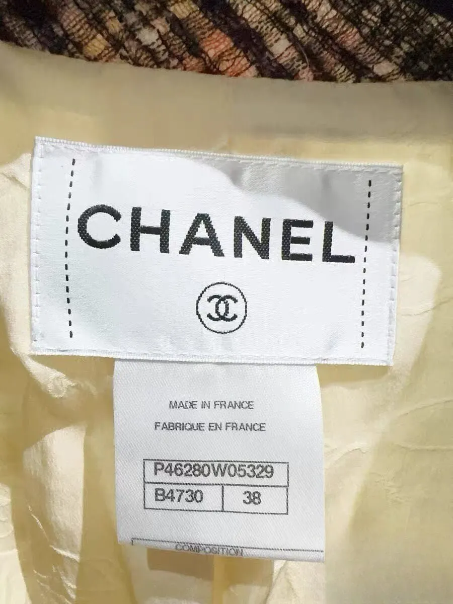 Chanel Tweed Jacket MultiColor Tweed Very good - Inside View