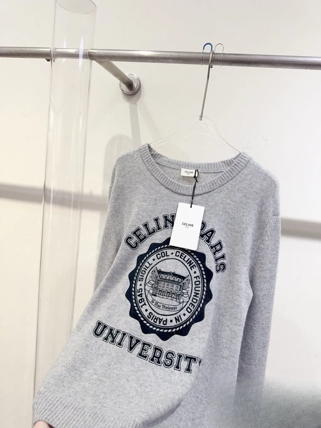 Celine Cashmere Knitwear MultiColor Cashmere Never worn, with tag - Back View