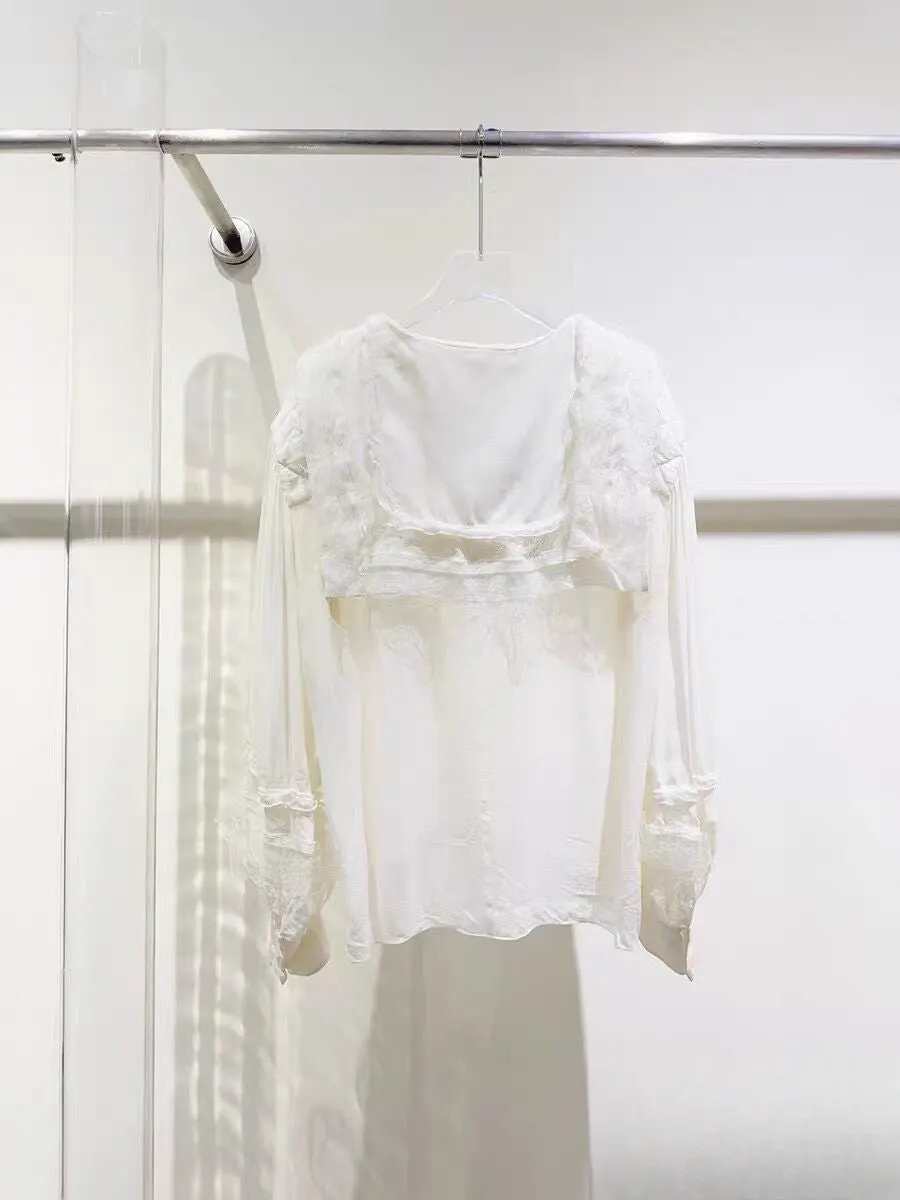 Chanel Silk Top MultiColor Silk Very good - Box View