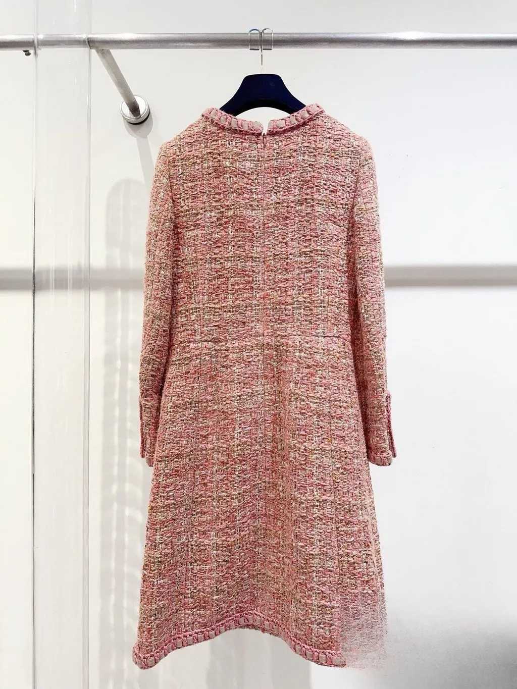 Chanel Tweed Dress MultiColor Tweed Very good - Model View