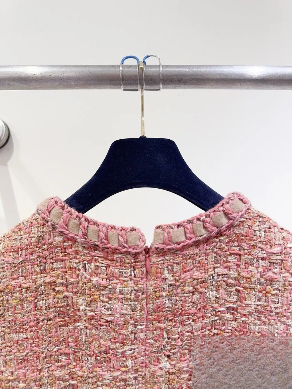 Chanel Tweed Dress MultiColor Tweed Very good - Box View