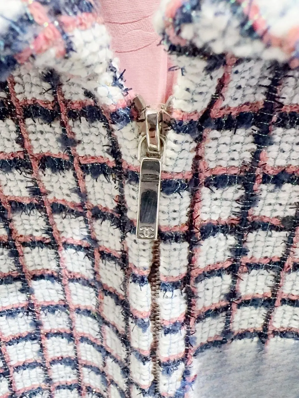 Chanel Tweed Jacket MultiColor Tweed Very good - Inside View