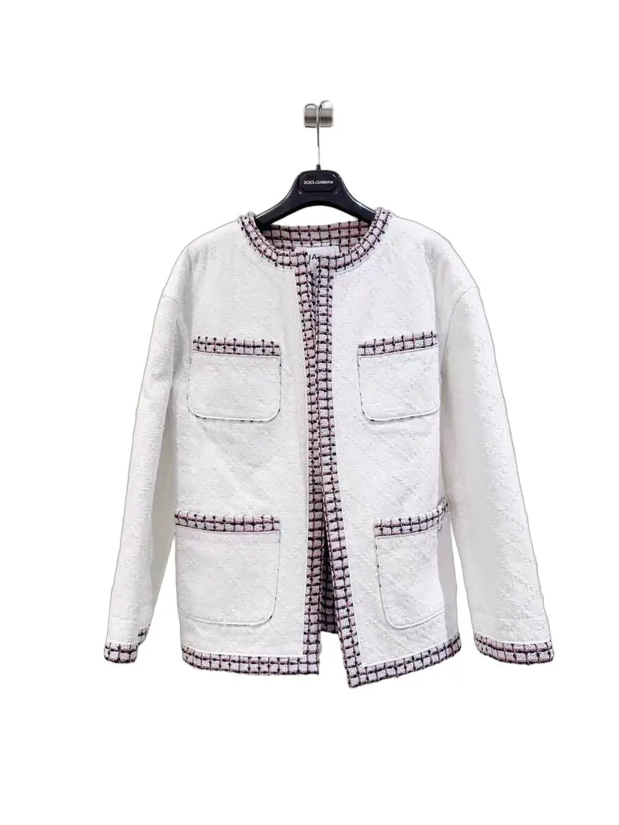 Chanel Tweed Jacket MultiColor Tweed Never worn - Front View