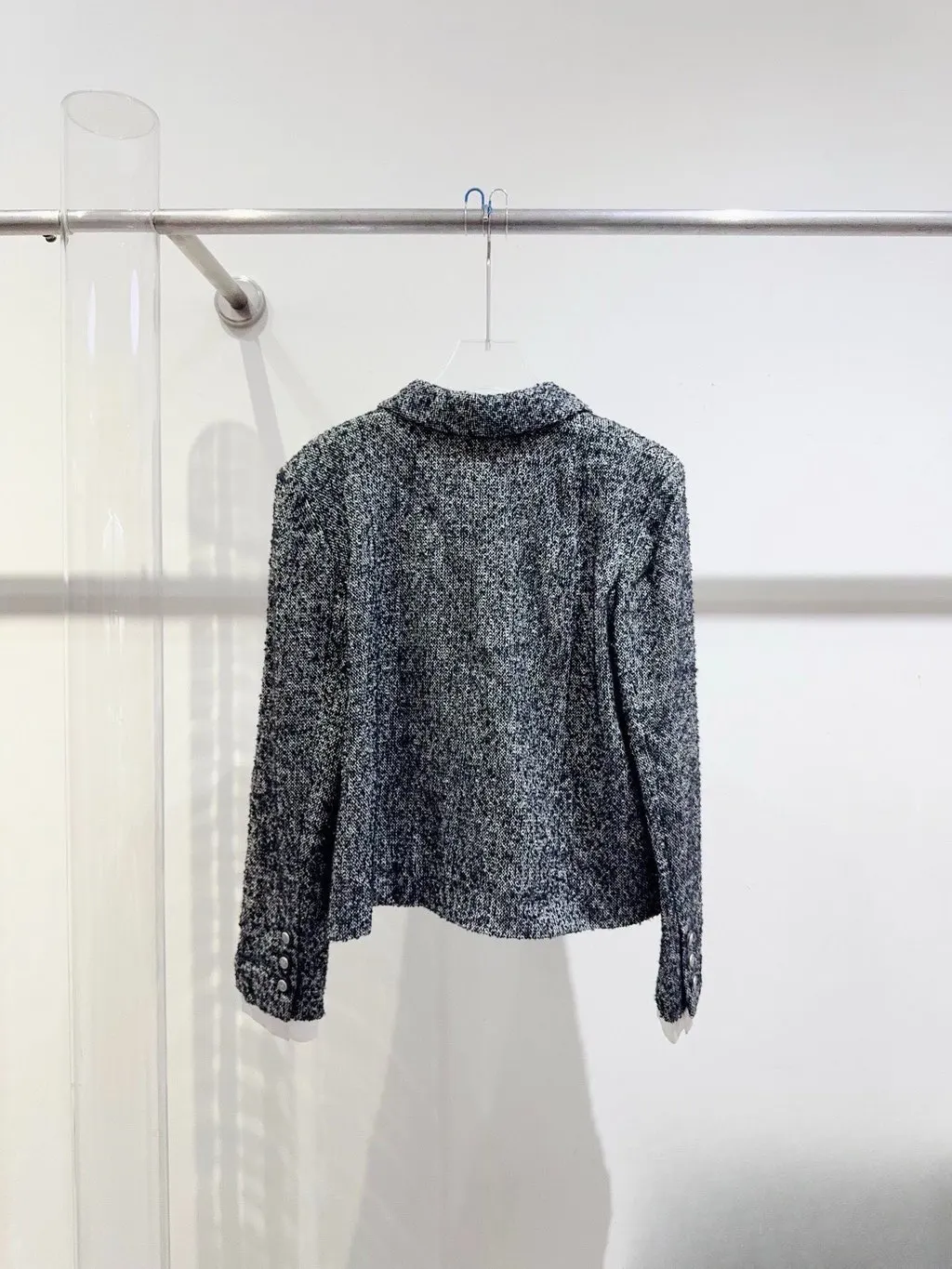 Chanel Tweed Jacket MultiColor Tweed Never worn - Model View