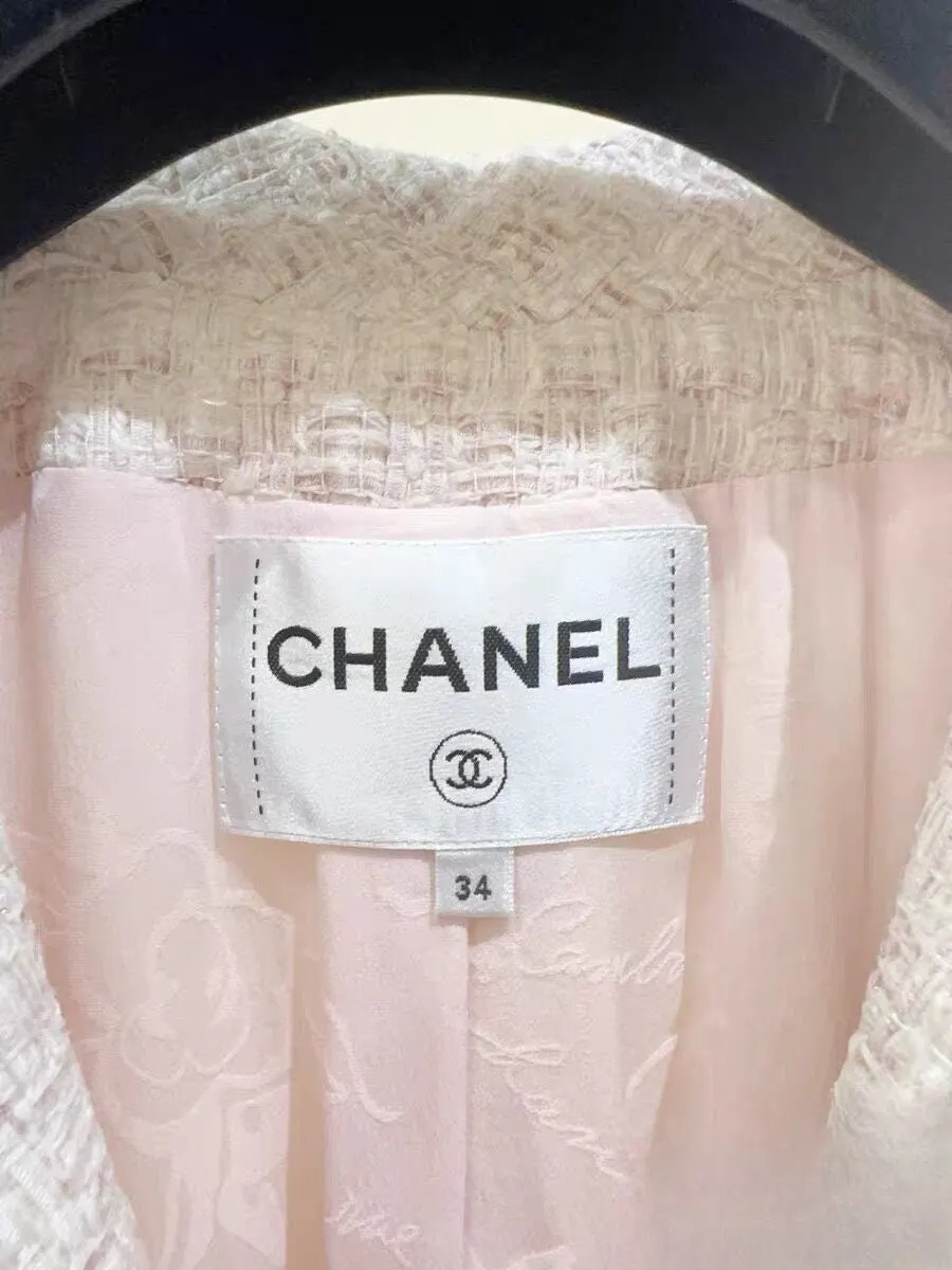 Chanel Tweed Jacket MultiColor Tweed Very good - Back View