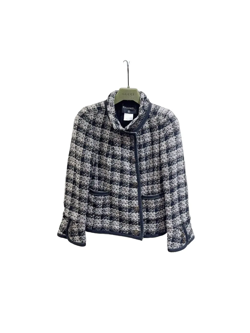 Chanel Tweed Jacket MultiColor Tweed Very good - Front View