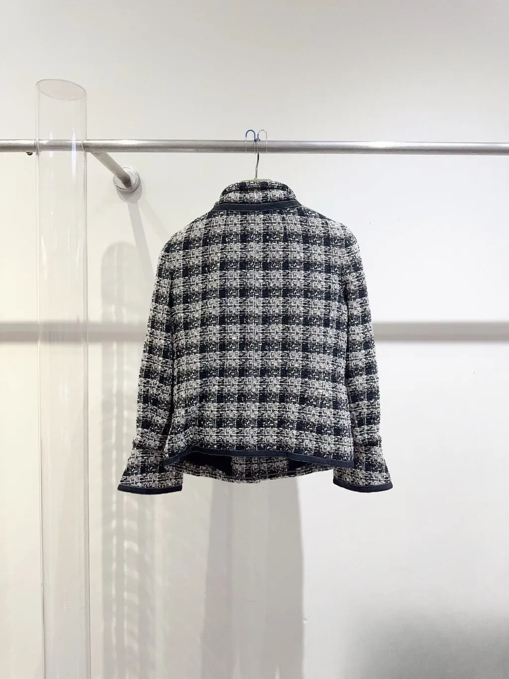 Chanel Tweed Jacket MultiColor Tweed Very good - Model View