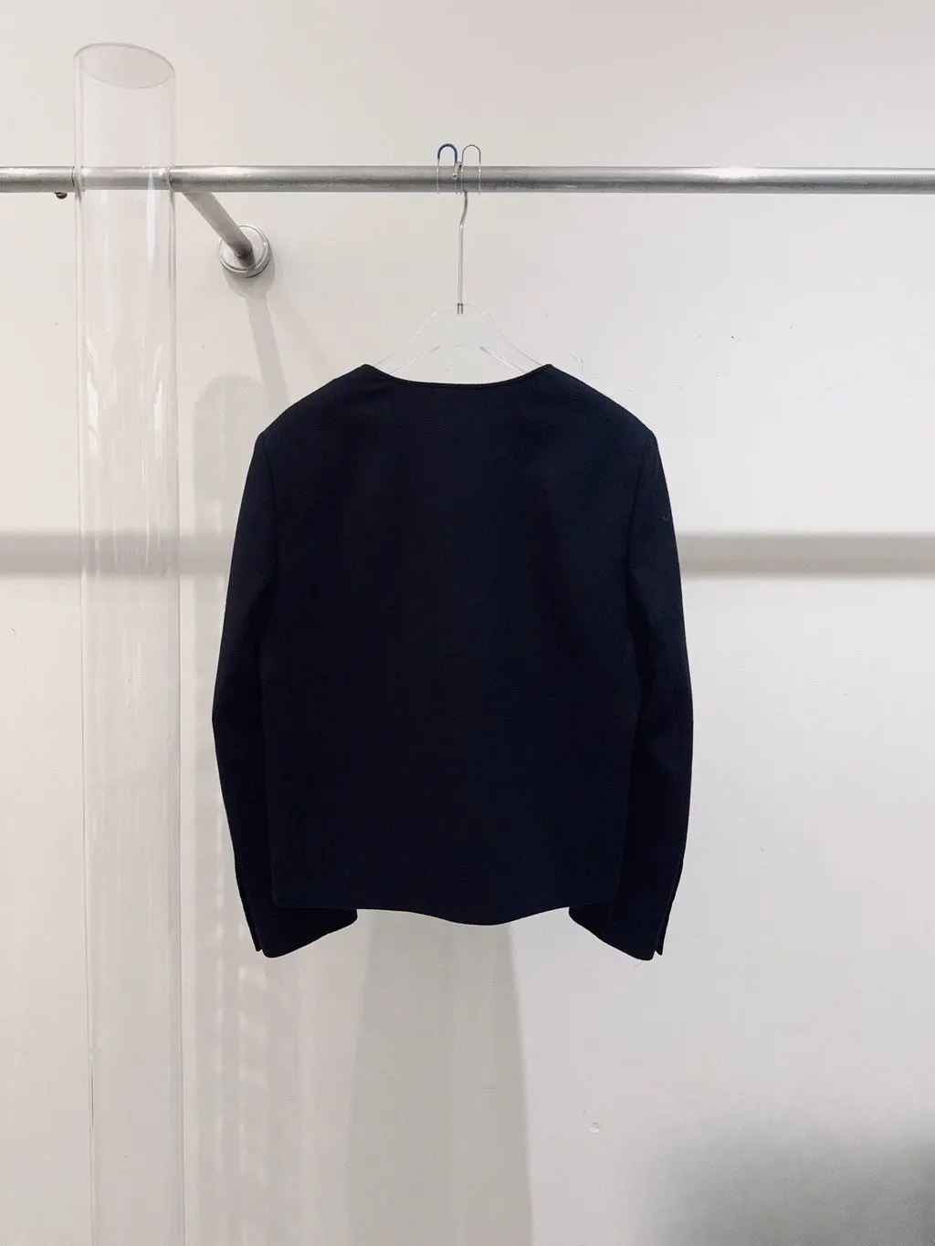 Celine Black Cashmere Jacket Black Cashmere Never worn, with tag - Model View